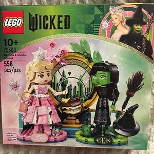 Lego Pink and Green Building Set with Wicked Characters